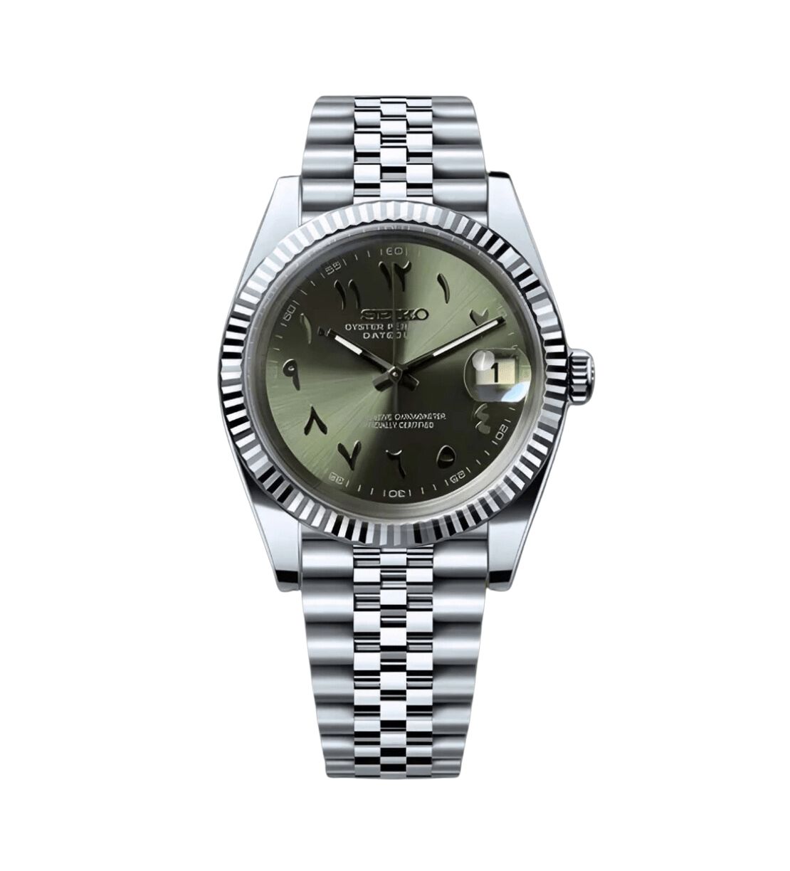 Seiko Olive Green Arabic-36mm