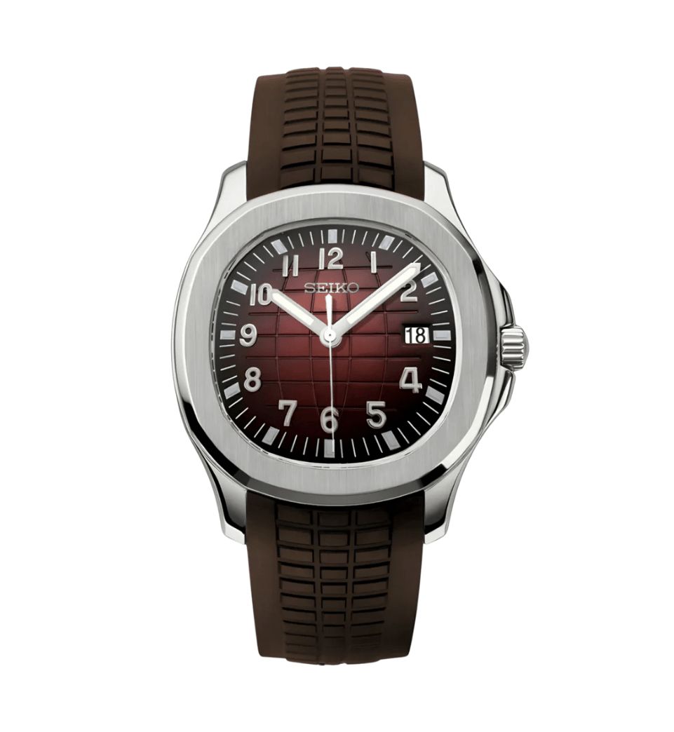 Seiko Aquanaut Silver Chocolate-41mm