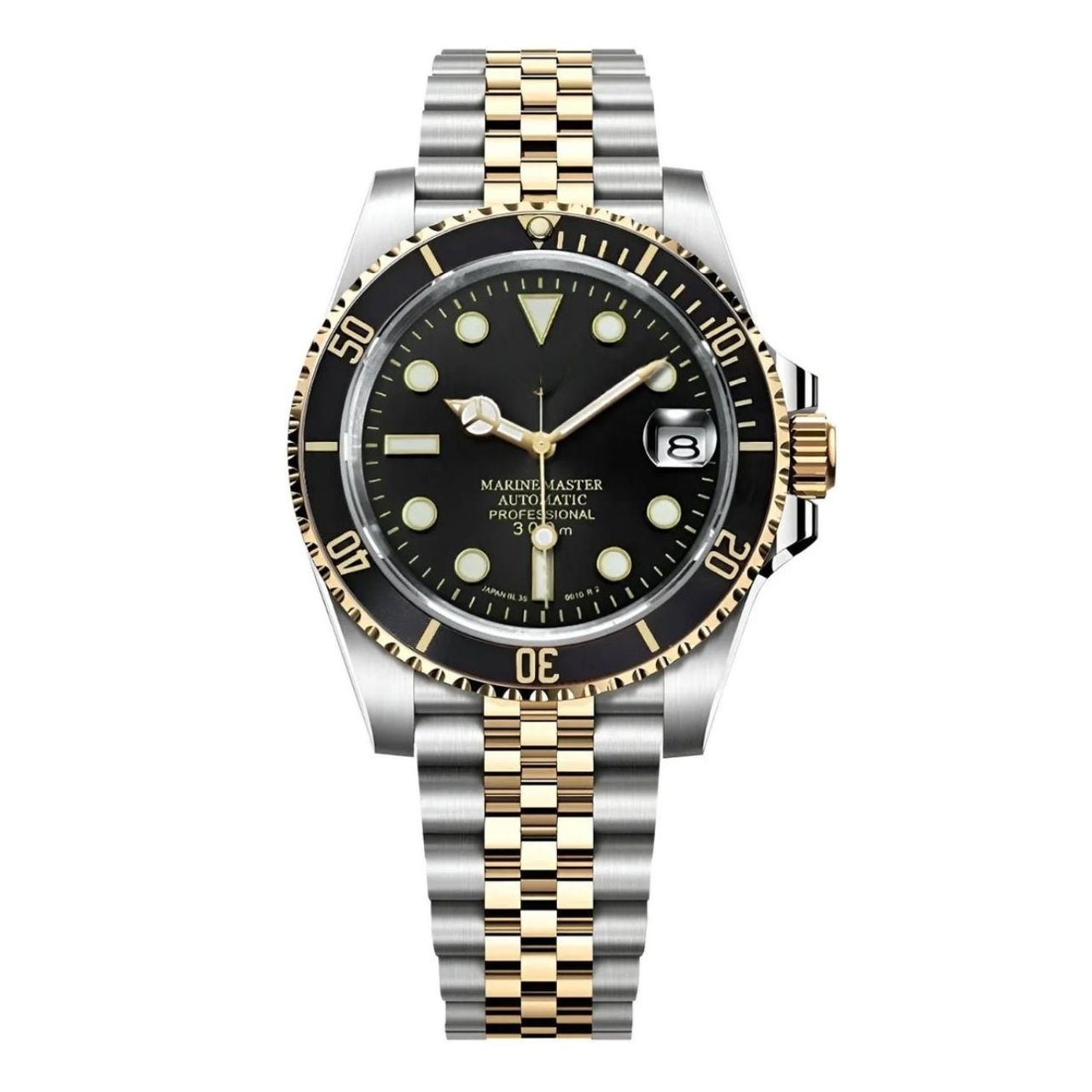 Seiko Submariner Two Tone Black (Jubilee)-40mm
