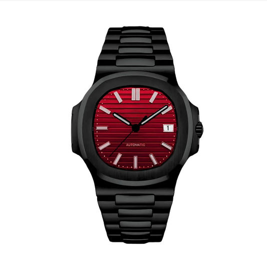 Seiko Nautilus Black Infernus (Red Dial Stealth Edition) - 41mm