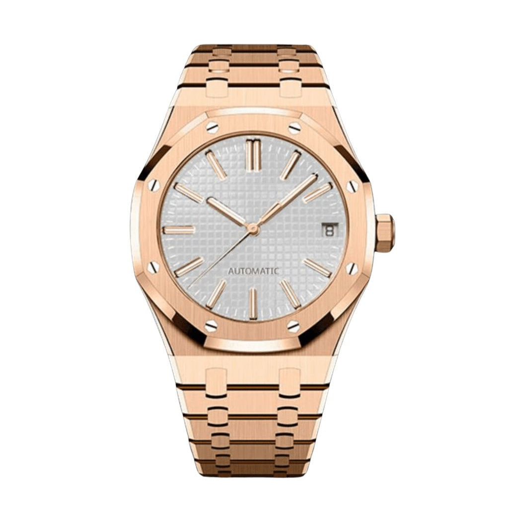Seiko Royal Oak Gold White Dial-41mm