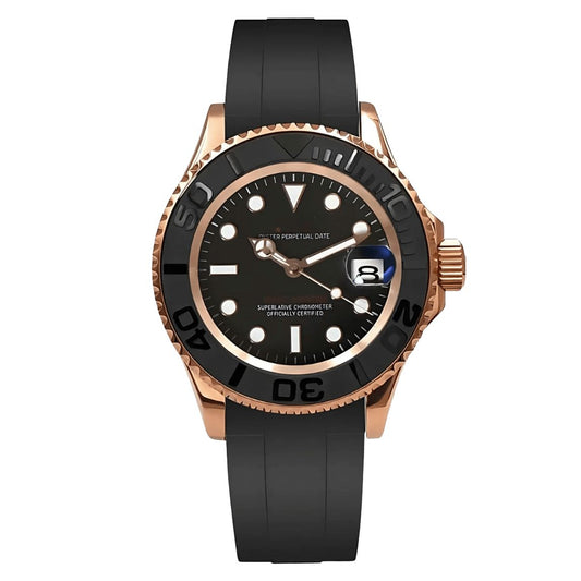 Seiko Yacht Master Rose Gold Oysterflex - 40mm