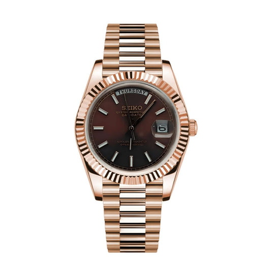 Seiko Rose Gold Chocolate-40mm