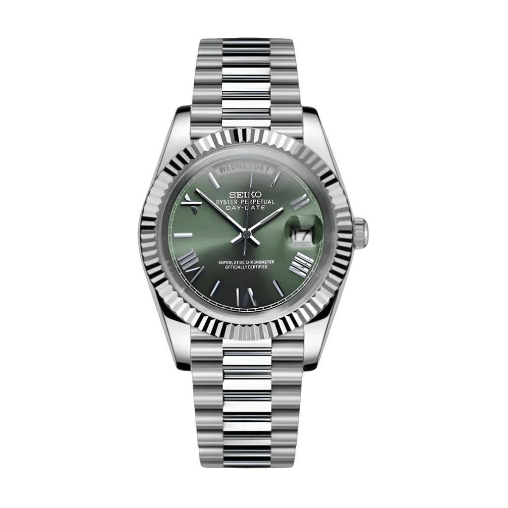 Seiko Day-Date Mint Green Dial-40mm