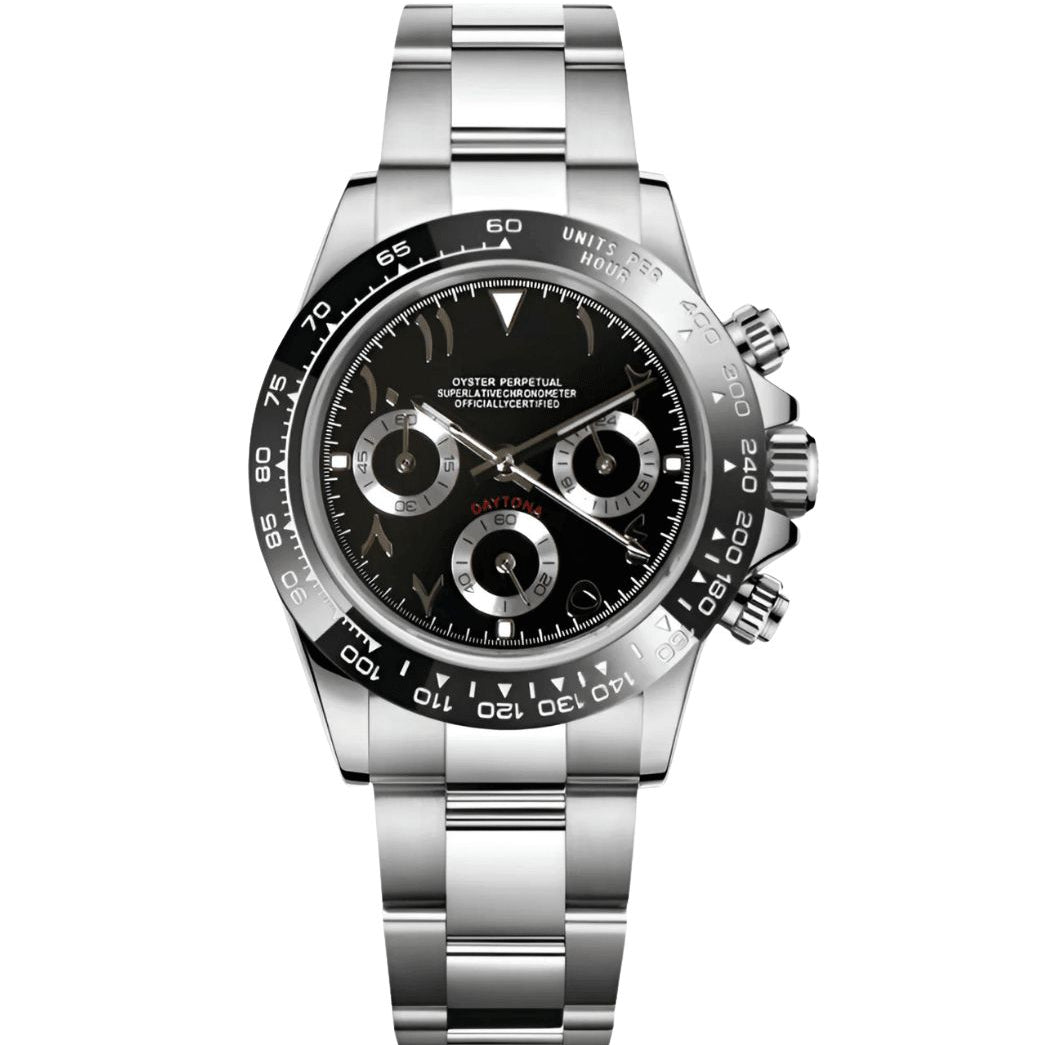 Seiko Daytona Black Arabic Racer (Oyster)-40mm