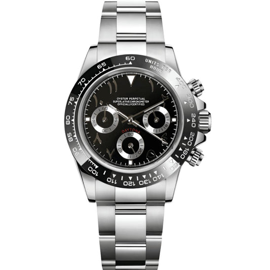 Seiko Daytona Black Arabic Racer (Oyster)-40mm