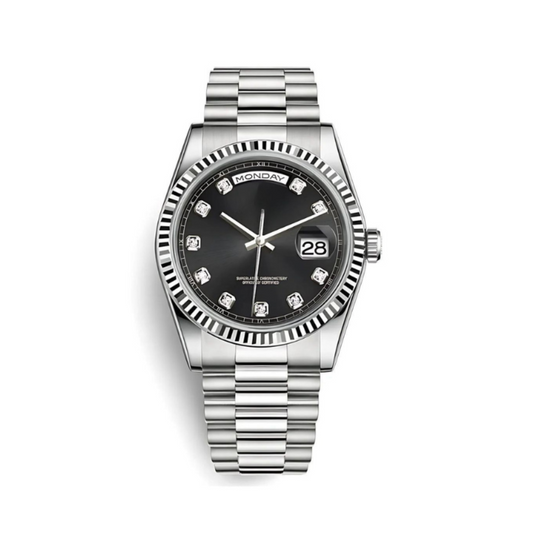 Seiko Day-Date Black Gem – 40mm
