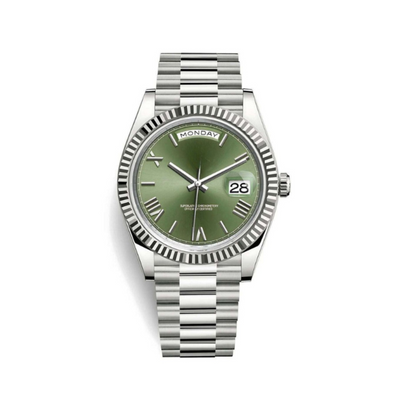 Seiko Day-Date Olive Roman Dial- 40mm