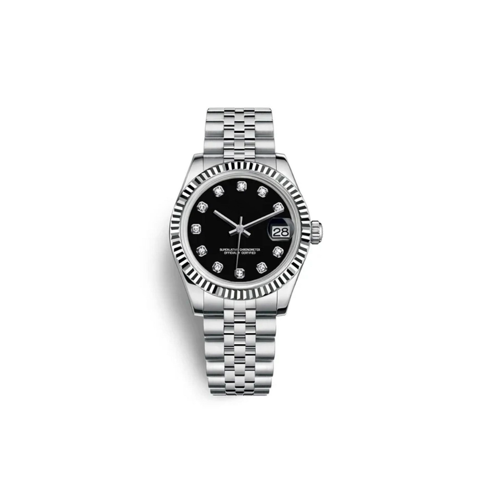 Lady DateJust Gem Black – Silver Edition 31mm