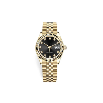 Lady DateJust Gem Black – Yellow Gold Edition 31mm