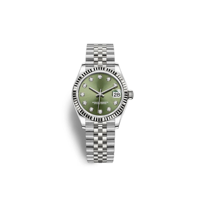 Lady DateJust Gem Olive – Silver Edition 31mm